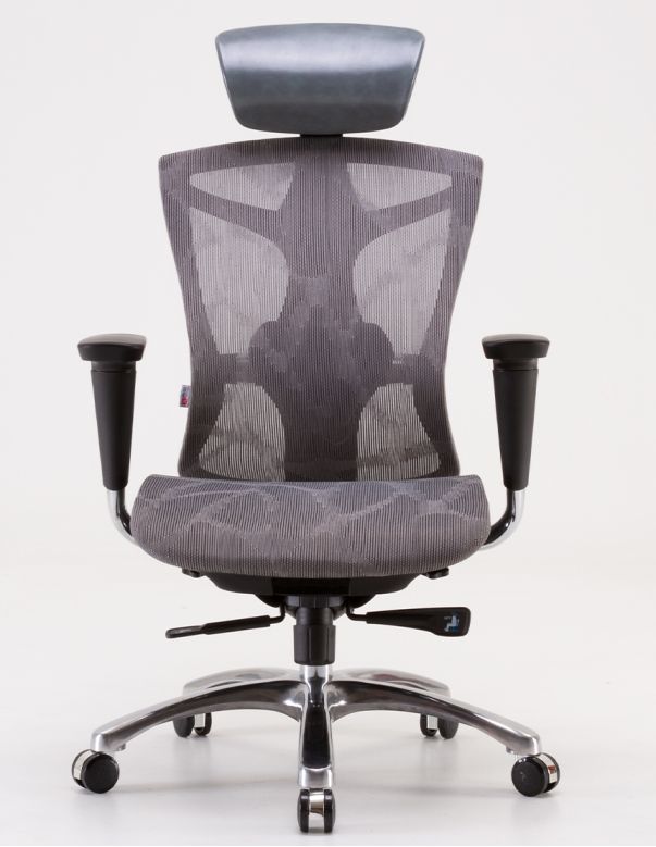 Крісло SIHOO V1 GREY MESH ергономічне