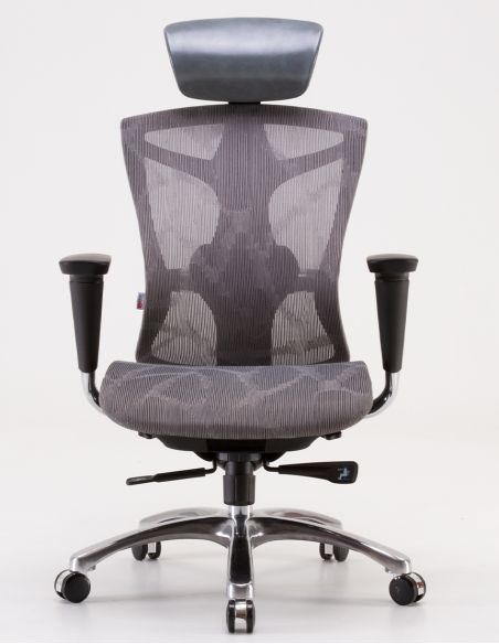 Крісло SIHOO V1 GREY MESH ергономічне