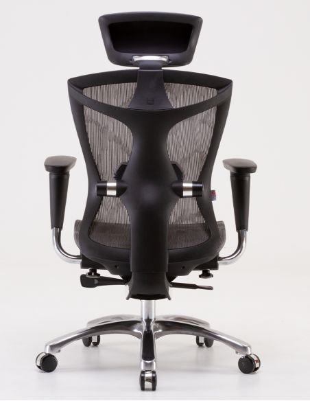Крісло SIHOO V1 GREY MESH ергономічне