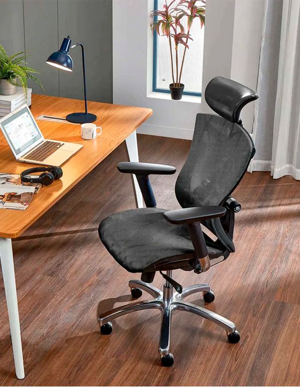 Крісло SIHOO V1 GREY MESH ергономічне