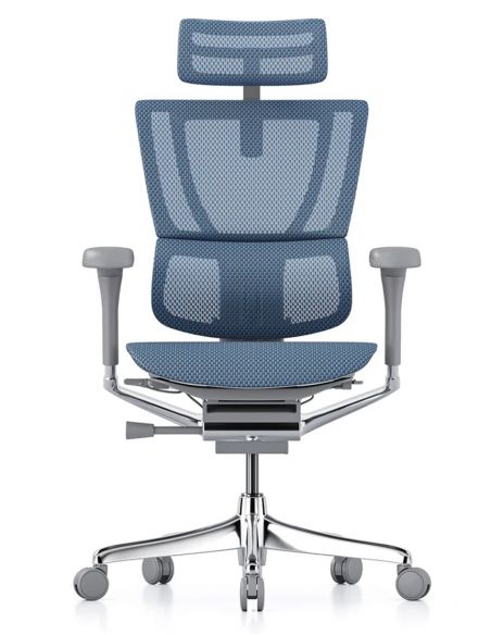 КРІСЛО ЕРГОНОМІЧНЕ MIRUS-IOO 2 (IOOE2-AG-HAM-5D-L, СІТКА Т-168-B4 COBALT)