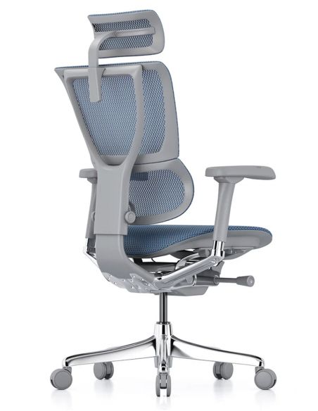 КРІСЛО ЕРГОНОМІЧНЕ MIRUS-IOO 2 (IOOE2-AG-HAM-5D-L, СІТКА Т-168-B4 COBALT)