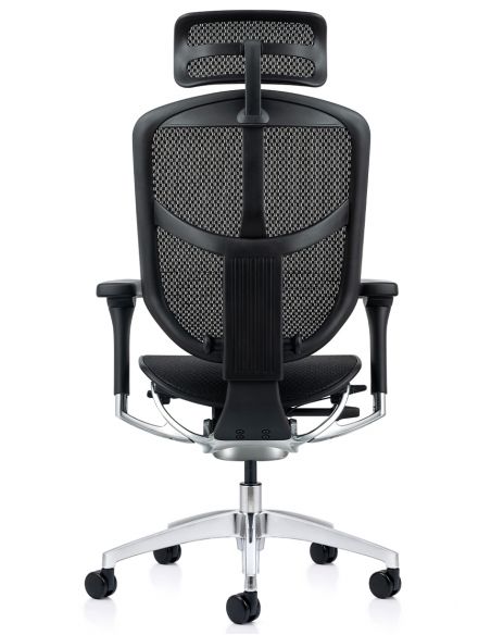 Крісло ергономічне ENJOY ELITE 2 (EJE2-AB-HAM-5D-L, СІТКА T-168-B1BLACK)