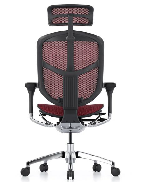 Крісло ергономічне ENJOY ELITE 2 (EJE2-AB-HAM-5D-L, СІТКА T-168-B3 SCARLET)