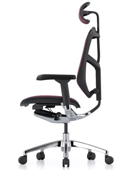 Крісло ергономічне ENJOY ELITE 2 (EJE2-AB-HAM-5D-L, СІТКА T-168-B5 PINK)