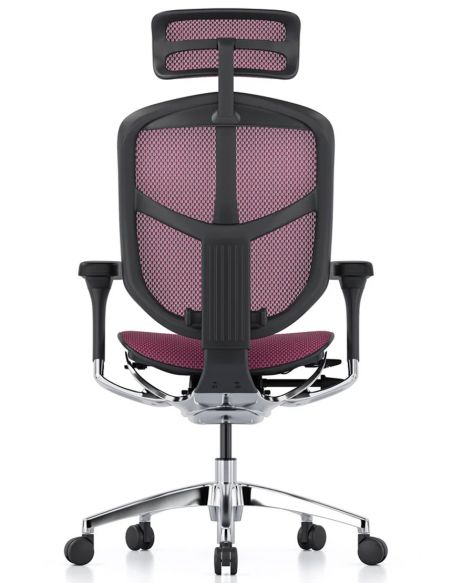 Крісло ергономічне ENJOY ELITE 2 (EJE2-AB-HAM-5D-L, СІТКА T-168-B5 PINK)