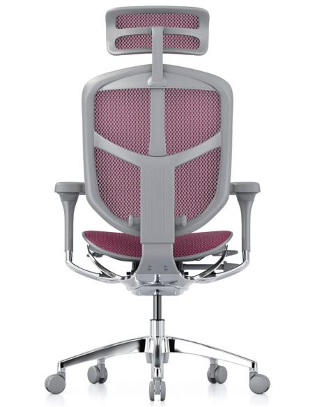 Крісло ергономічне ENJOY ELITE 2 (EJE2-AG-HAM-5D-L, СІТКА T-168-B5 PINK)