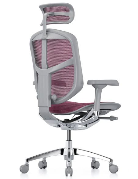 Крісло ергономічне ENJOY ELITE 2 (EJE2-AG-HAM-5D-L, СІТКА T-168-B5 PINK)