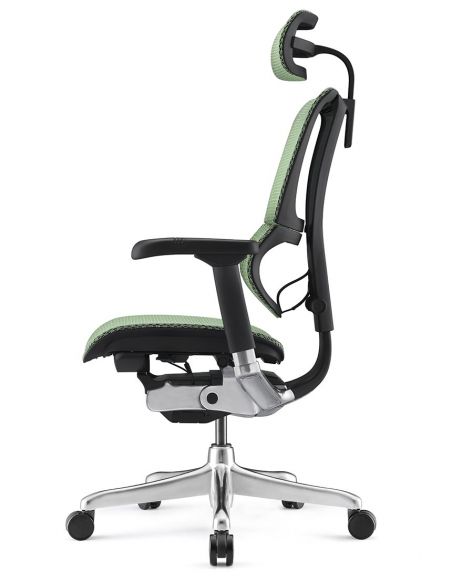 Крісло ергономічне MIRUS-IOO 2 (IOOE2-AB-HAM-5D-L, СІТКА Т-168-B6 GREEN)