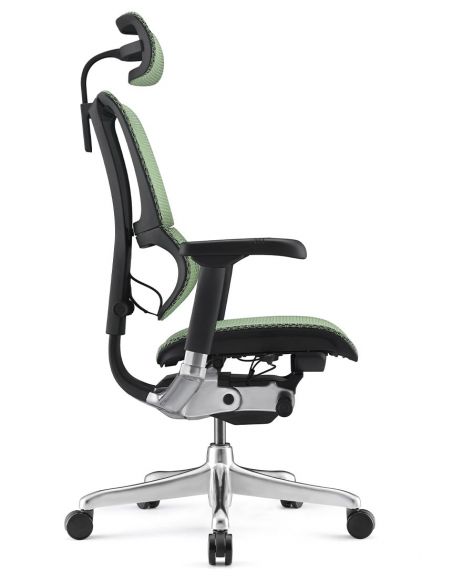 Крісло ергономічне MIRUS-IOO 2 (IOOE2-AB-HAM-5D-L, СІТКА Т-168-B6 GREEN)