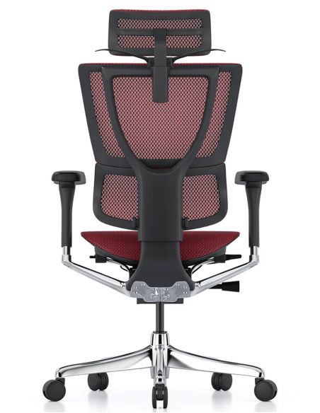 Крісло ергономічне MIRUS-IOO 2 (IOOE2-AB-HAM-5D-L, СІТКА T-168-B3 SCARLET)