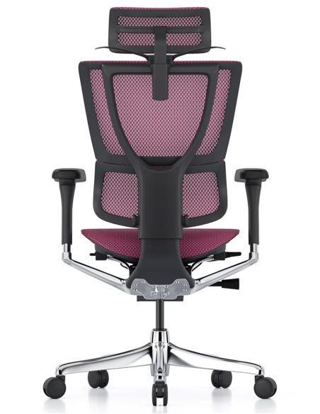 Крісло ергономічне MIRUS-IOO 2 (IOOE2-AB-HAM-5D-L, СІТКА T-168-B5 PINK)