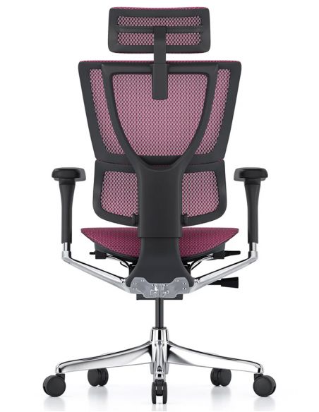 Крісло ергономічне MIRUS-IOO 2 (IOOE2-AB-HAM-5D-L, СІТКА T-168-B5 PINK)
