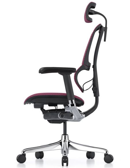 Крісло ергономічне MIRUS-IOO 2 (IOOE2-AB-HAM-5D-L, СІТКА T-168-B5 PINK)