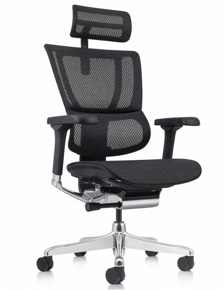 Крісло ергономічне MIRUS-IOO 2 (IOOE2-AB-HAM-5D-L, СІТКА Т-168-B1 BLACK)