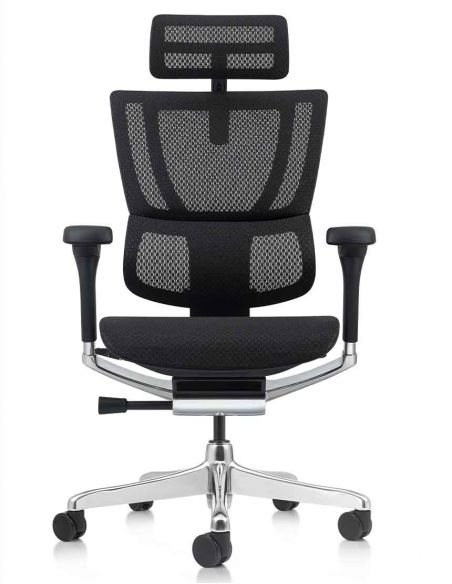 Крісло ергономічне MIRUS-IOO 2 (IOOE2-AB-HAM-5D-L, СІТКА Т-168-B1 BLACK)