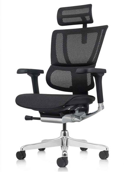 Крісло ергономічне MIRUS-IOO 2 (IOOE2-AB-HAM-5D-L, СІТКА Т-168-B1 BLACK)