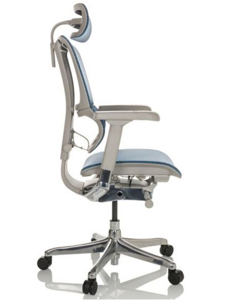 КРІСЛО ЕРГОНОМІЧНЕ MIRUS-IOO 2 (IOOE2-AG-HAM-5D-L, СІТКА Т-168-B4 COBALT)