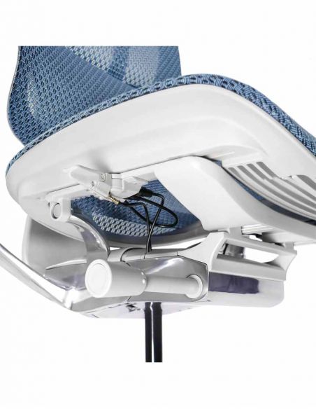 КРІСЛО ЕРГОНОМІЧНЕ MIRUS-IOO 2 (IOOE2-AG-HAM-5D-L, СІТКА Т-168-B4 COBALT)