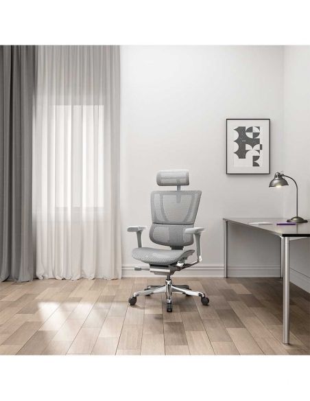 КРІСЛО ЕРГОНОМІЧНЕ MIRUS-IOO 2 (IOOE2-AG-HAM-5D-L, СІТКА Т-168-B4 COBALT)