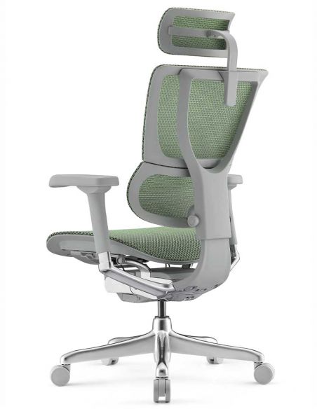 Крісло ергономічне MIRUS-IOO 2 (IOOE2-AG-HAM-5D-L, СІТКА Т-168-B6 GREEN)