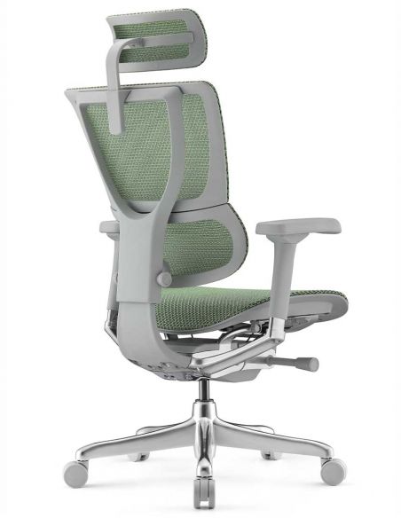 Крісло ергономічне MIRUS-IOO 2 (IOOE2-AG-HAM-5D-L, СІТКА Т-168-B6 GREEN)