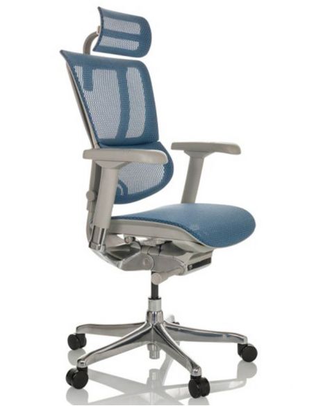 КРІСЛО ЕРГОНОМІЧНЕ MIRUS-IOO 2 (IOOE2-AG-HAM-5D-L, СІТКА Т-168-B4 COBALT)