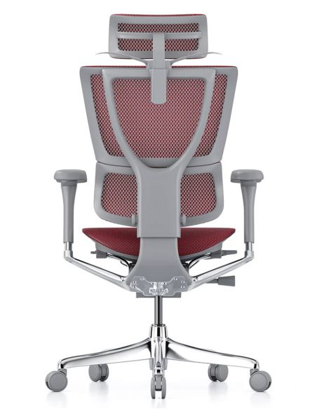 Крісло MIRUS-IOO 2 (IOOE2-AG-HAM-5D-L, СІТКА T-168-B3 SCARLET), ергономічне