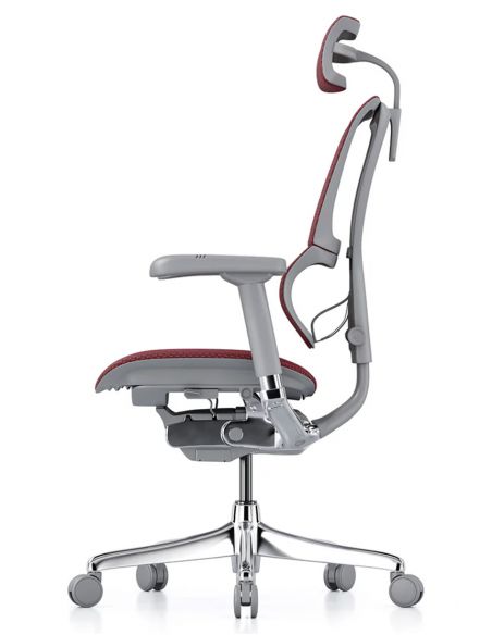 Крісло MIRUS-IOO 2 (IOOE2-AG-HAM-5D-L, СІТКА T-168-B3 SCARLET), ергономічне