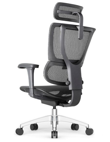 Крісло MIRUS-IOO PROJECT 2 (IOOB2WB-AB-HAM, СІТКА Т-168-B1 BLACK), ергономічне