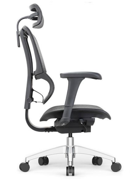 Крісло MIRUS-IOO PROJECT 2 (IOOB2WB-AB-HAM, СІТКА Т-168-B1 BLACK), ергономічне