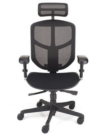 Крісло ENJOY CLASSIC 2 BLACK FABRIC ергономічне 2