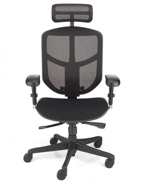 Крісло ENJOY BUDGET 2 BLACK FABRIC...