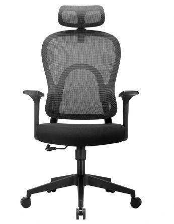 Крісло KRESLALUX GO-SIT 645-1A BLACK, ергономічне 2