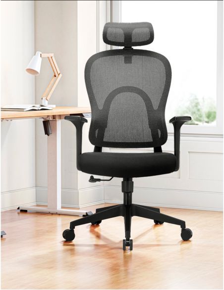 Крісло KRESLALUX GO-SIT 645-1A BLACK, ергономічне