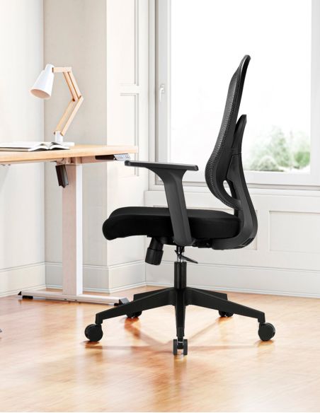 Крісло KRESLALUX GO-SIT 645-1B BLACK, ергономічне