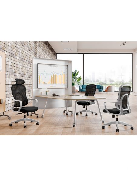 Крісло KRESLALUX GO-SIT 645-A LIGHT GREY, ергономічне