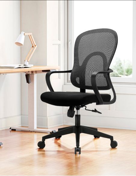 Крісло KRESLALUX GO-SIT 645-B BLACK, ергономічне