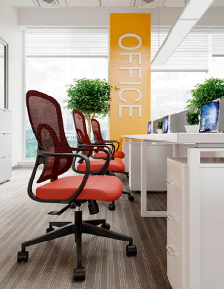 Крісло KRESLALUX GO-SIT 645-B BLACK, ергономічне