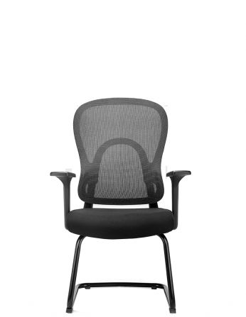 Крісло KRESLALUX GO-SIT 645-1C BLACK, для відвідувача, на... 2