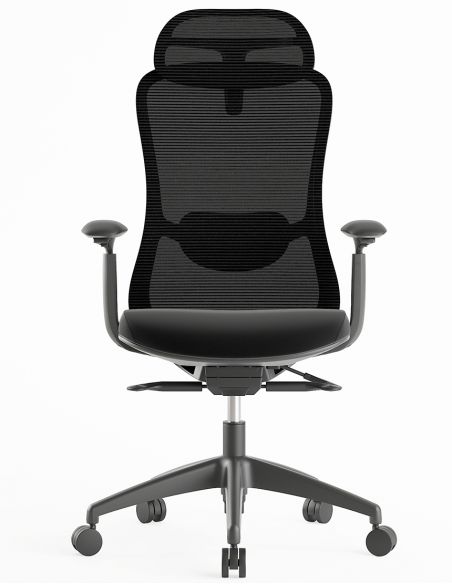 Крісло KRESLALUX SILKY GHB BLACK, ергономічне