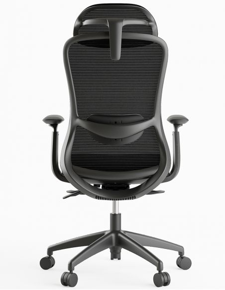 Крісло KRESLALUX SILKY GHB BLACK, ергономічне