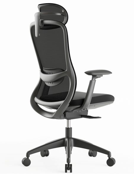 Крісло KRESLALUX SILKY GHB BLACK, ергономічне