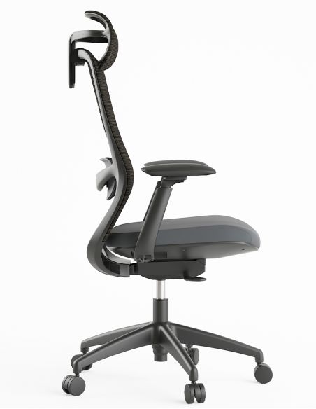 Крісло KRESLALUX SILKY GHB GREY, ергономічне