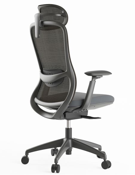 Крісло KRESLALUX SILKY GHB GREY, ергономічне