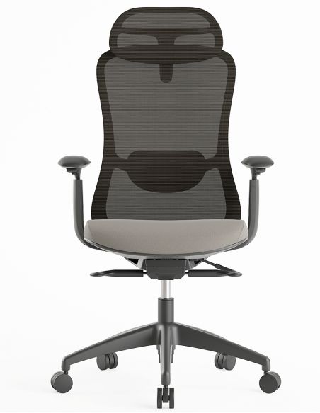 Крісло KRESLALUX SILKY GHB LIGHT GREY, ергономічне