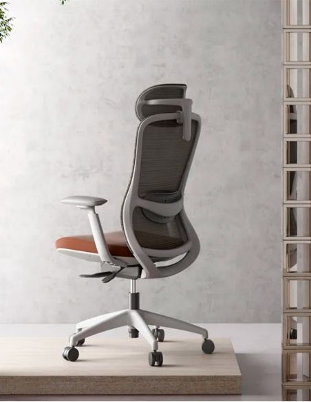 Крісло KRESLALUX SILKY GHW GREY, ергономічне