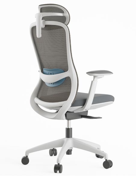 Крісло KRESLALUX SILKY GHW GREY, ергономічне