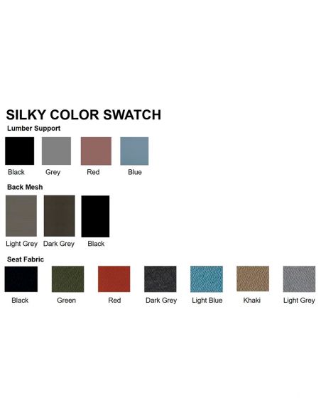 Крісло KRESLALUX SILKY GHW LIGHT GREY, ергономічне