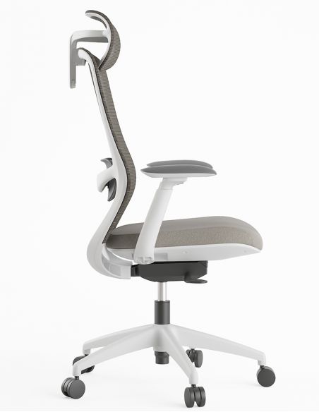 Крісло KRESLALUX SILKY GHW LIGHT GREY, ергономічне